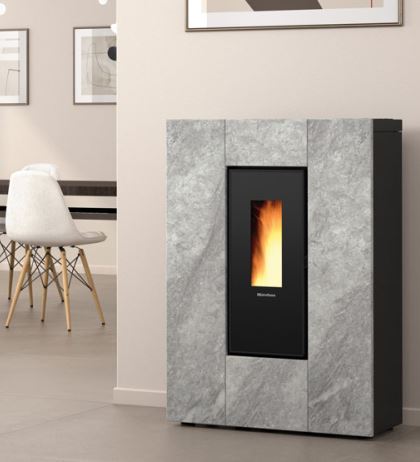 EXTRAFLAME TEODORA Poêle à pellets rustique en fonte 10 kW